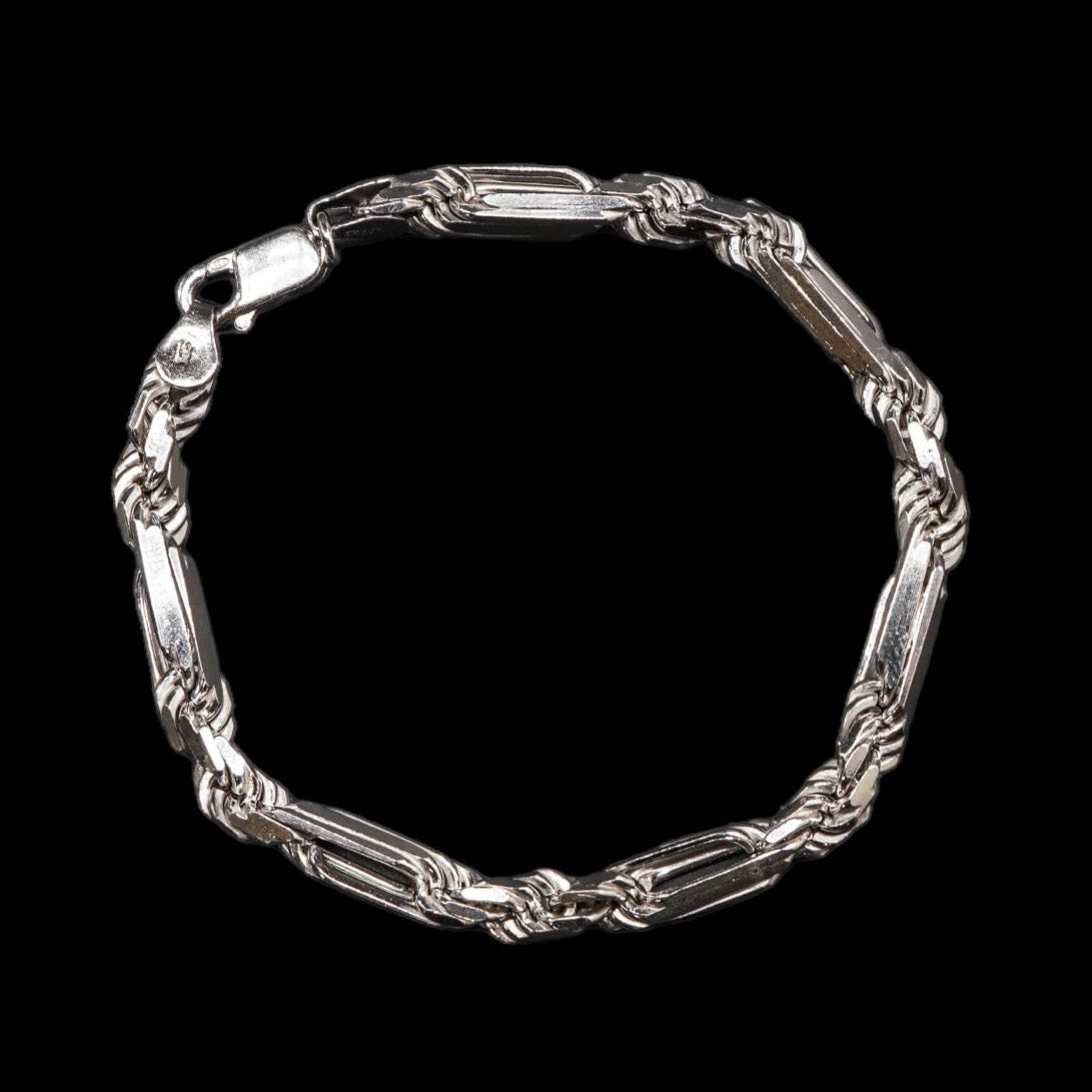 Silver Milano Link Bracelet 5.5mm